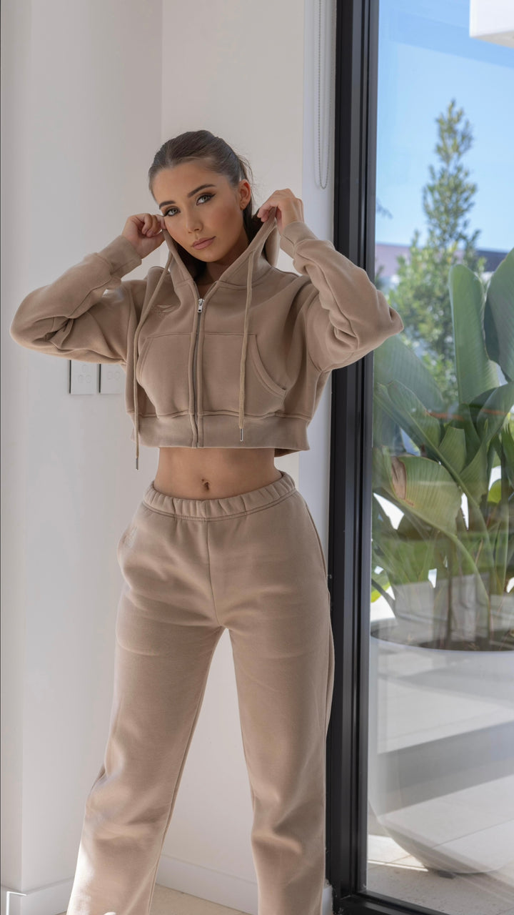 Amber Track Pants Beige