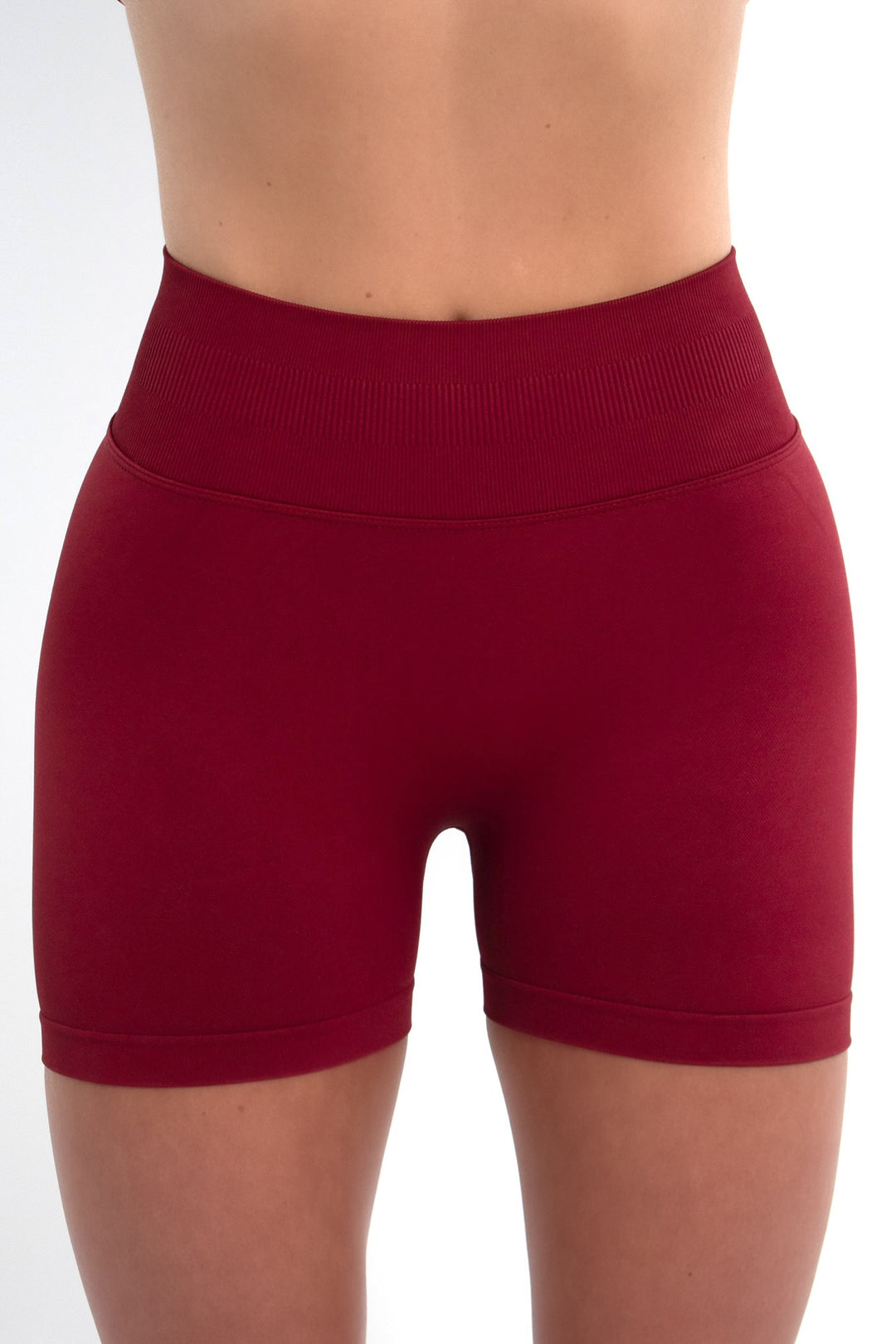 Amour Seamless Shorts – Red Wine