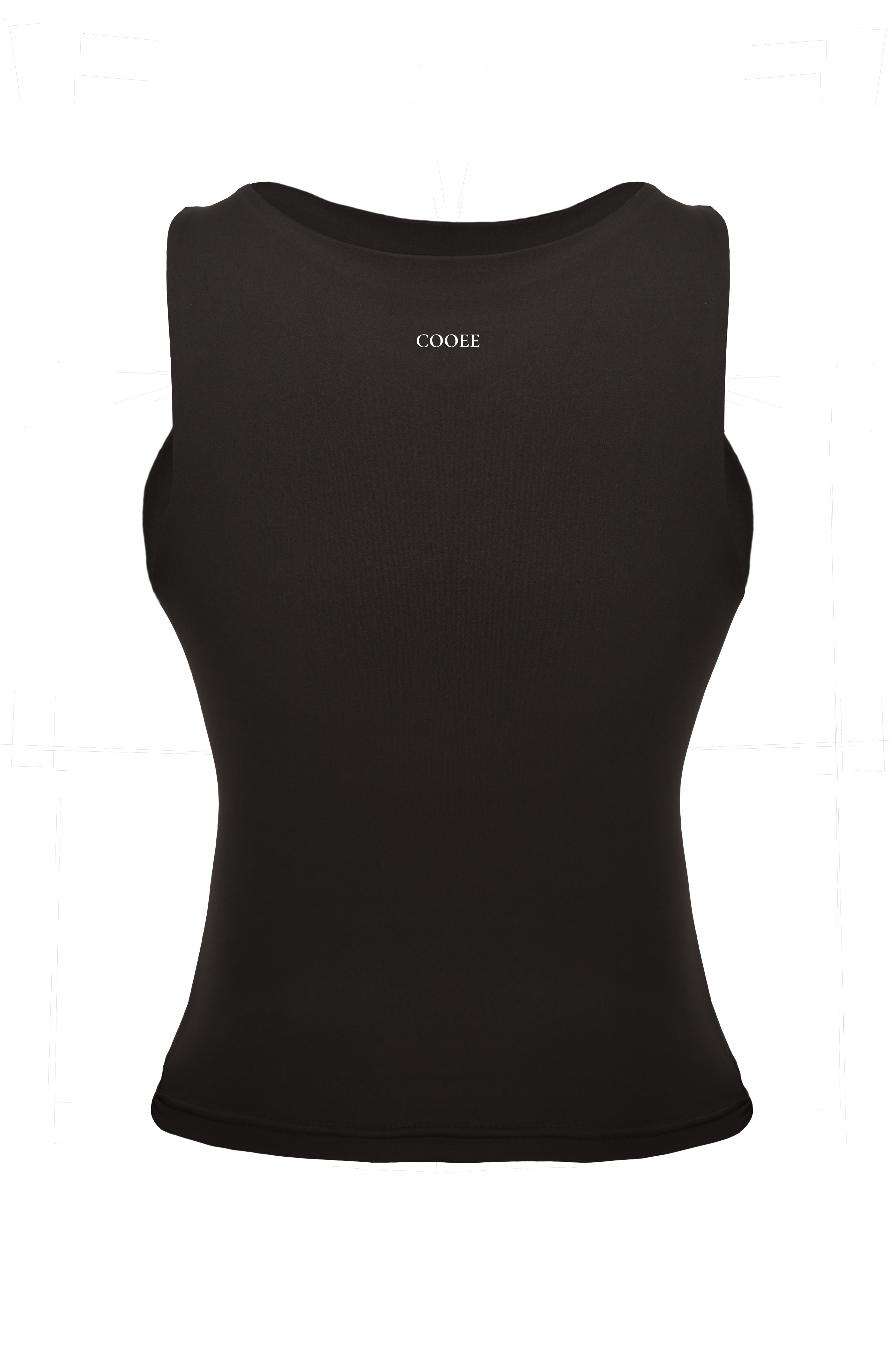 Buttersoft Keira Contouring Singlet - Black