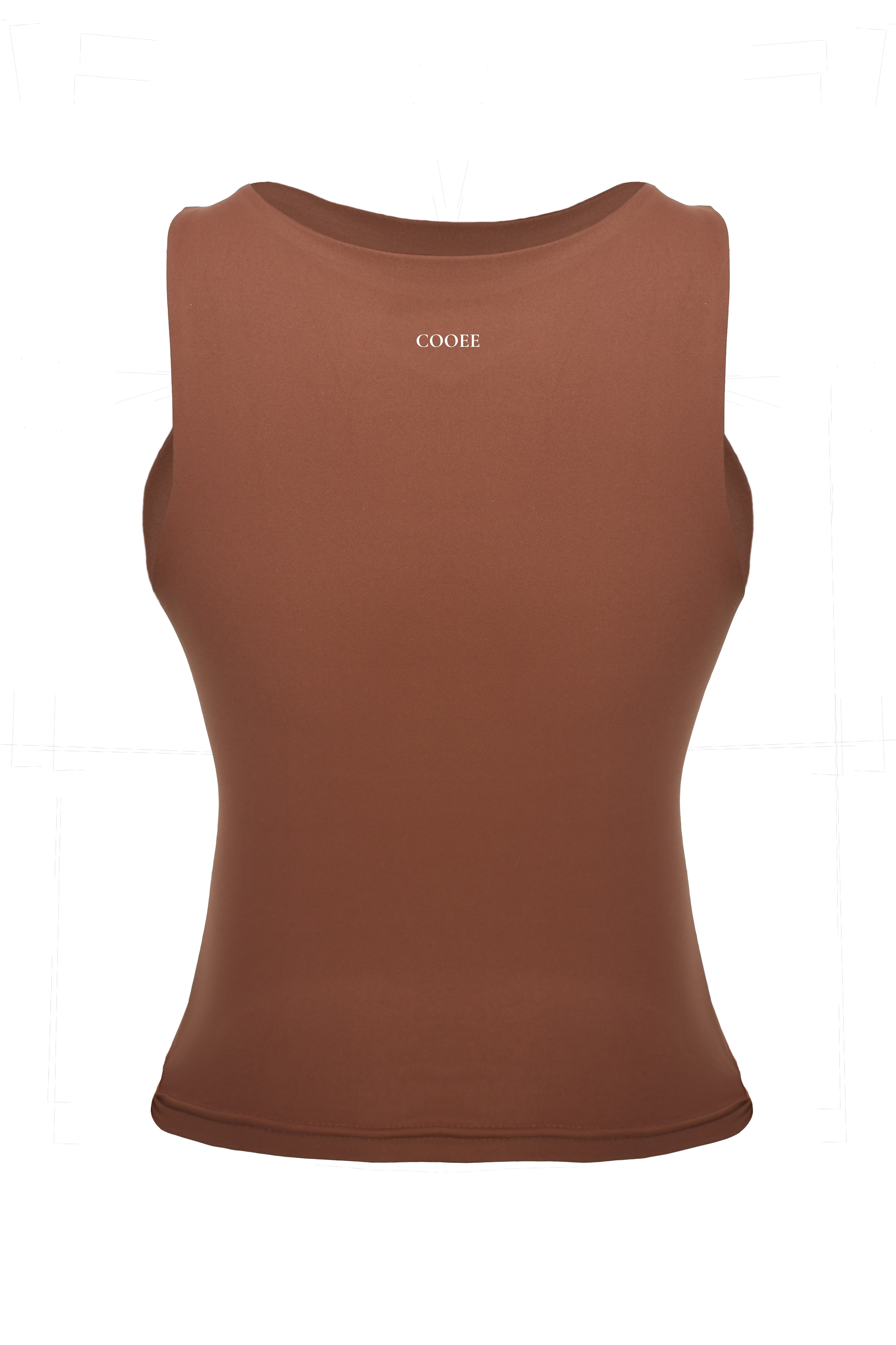 Buttersoft Keira Contouring Singlet - Chocolate