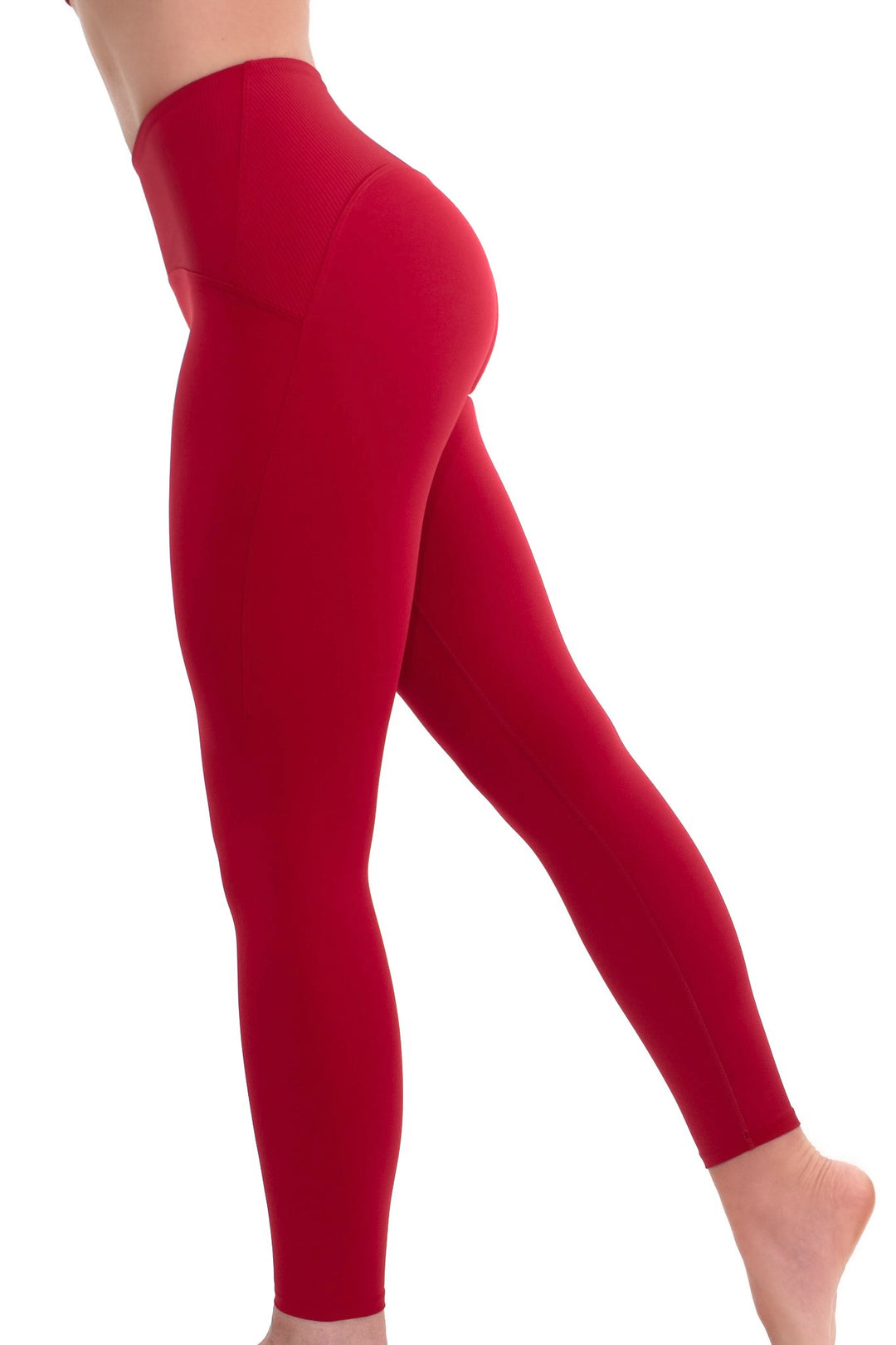 Crush Leggings - Cherry Red