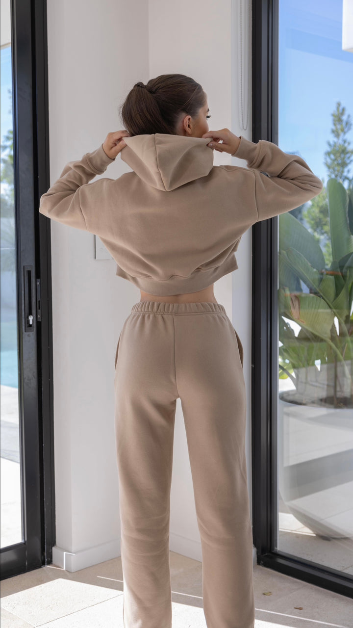 Amber Track Pants Beige