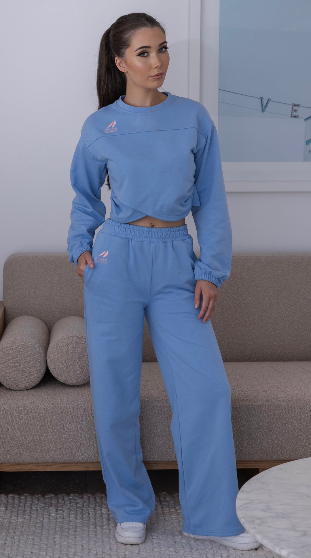 Flare Lounge Pants Blue