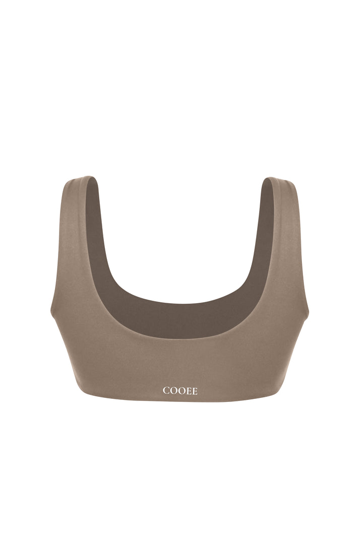 Ultimate Blend Celine Crop Top - Beige