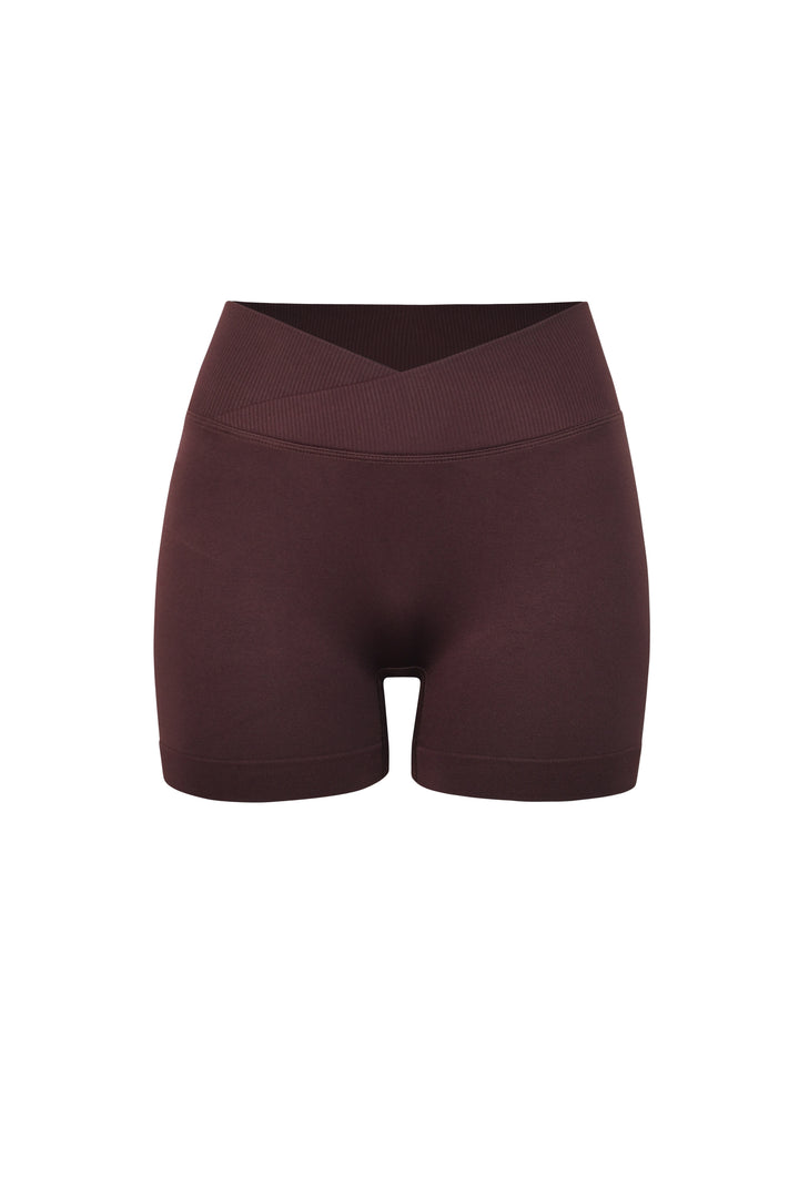 Instant Shape Sabrina V Waist 3” Shorts - Chocolate