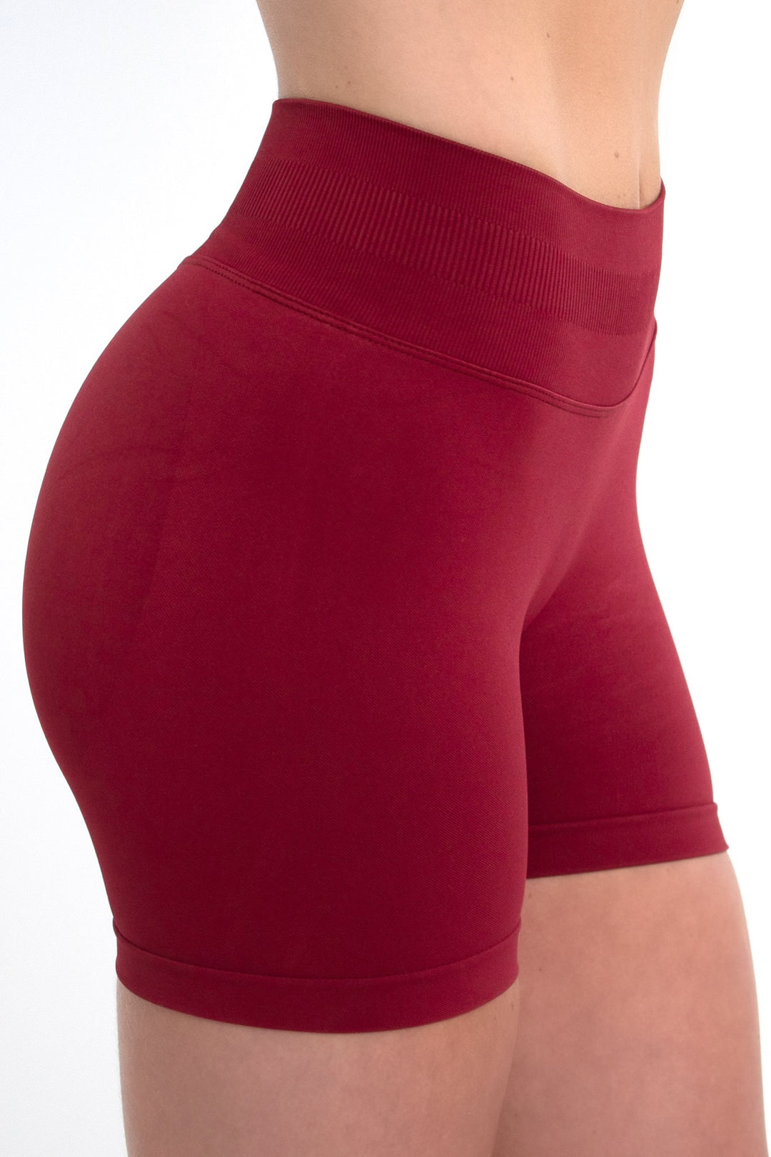 Amour Seamless Shorts – Red Wine