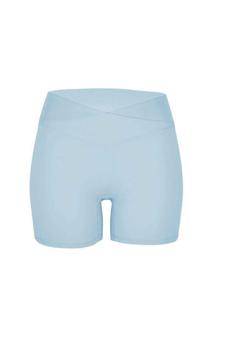 Ultimate Blend Celeste V High Rise 4” Shorts - Baby Blue