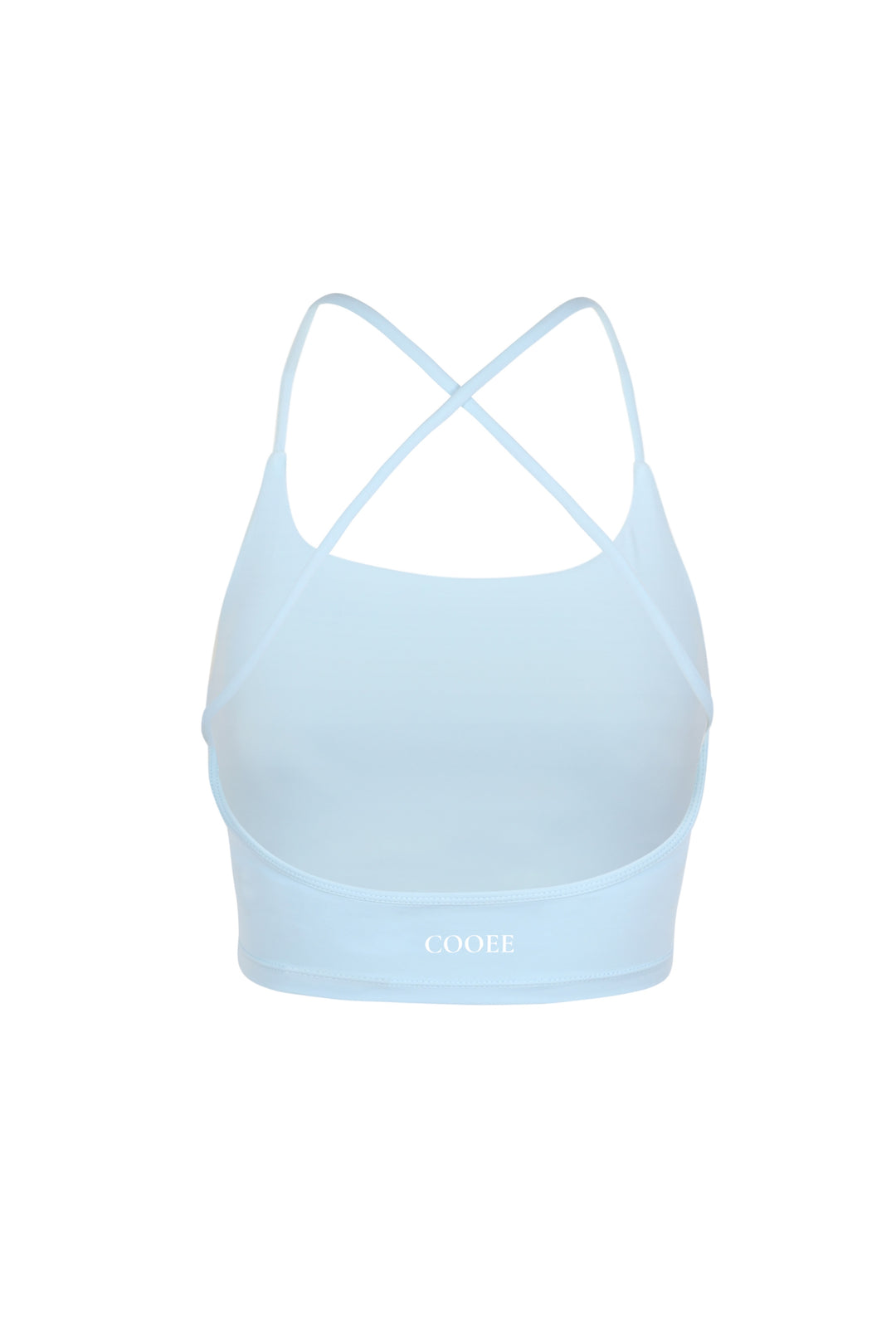 Buttersoft Lily Crop Top - Baby Blue