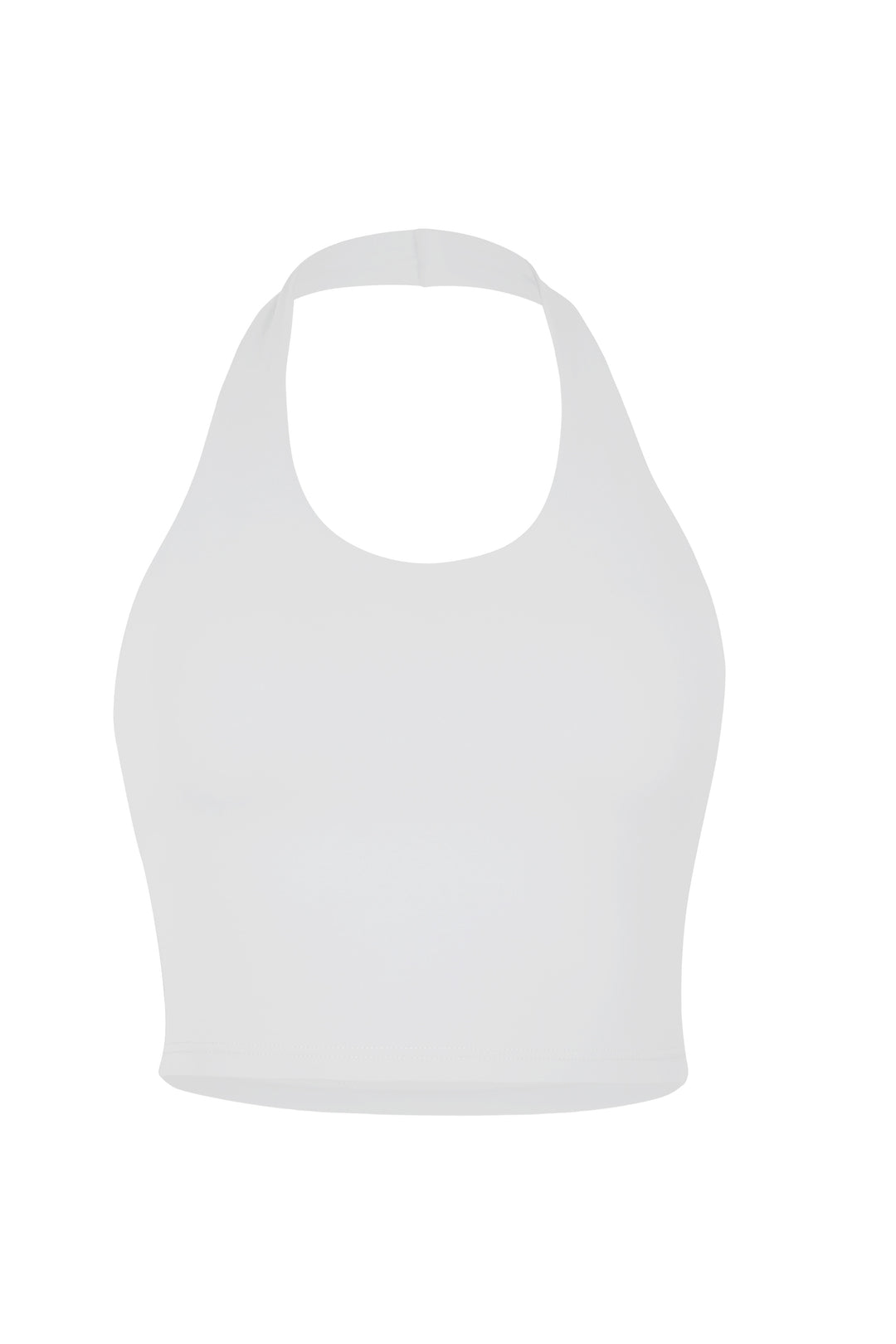 Buttersoft Nara Halter Crop Top - White