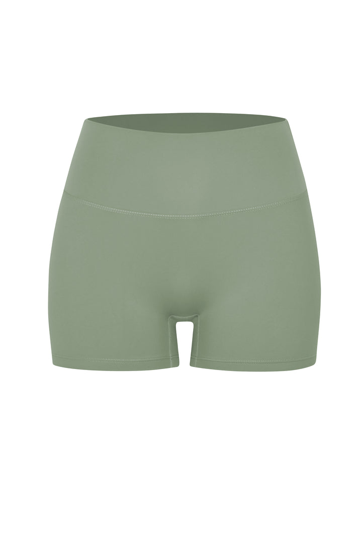 Buttersoft Luna Scrunch 4” Shorts - Olive