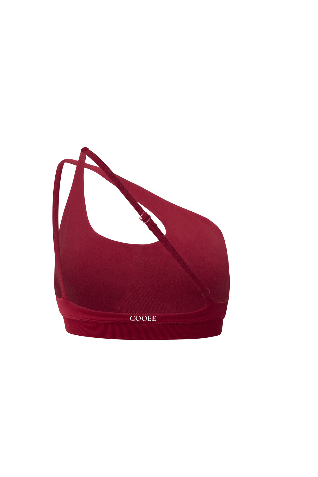 Cupid One Shoulder Sports Bra Ruby Red