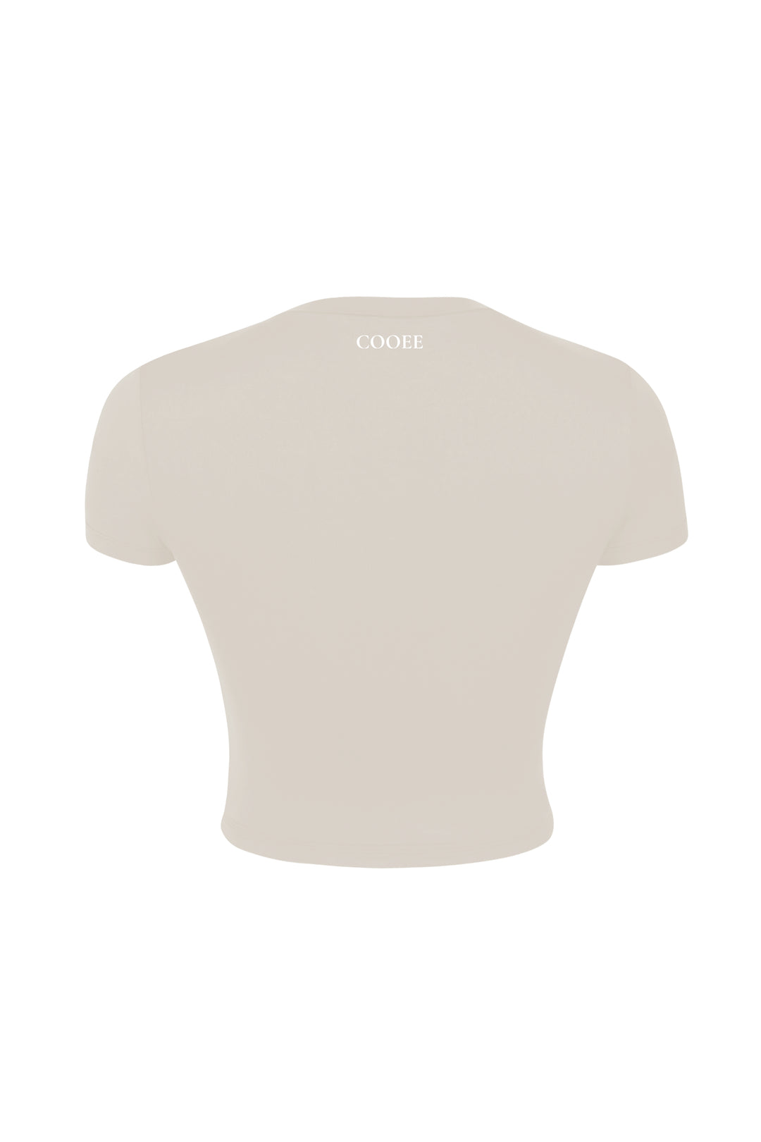 Rebekah Cropped T Shirt - Cream