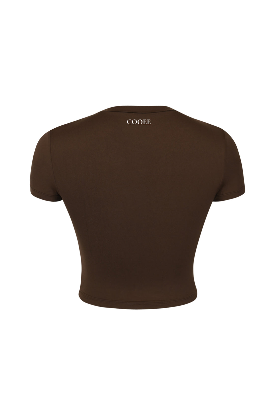 Rebekah Cropped T-Shirt - Espresso